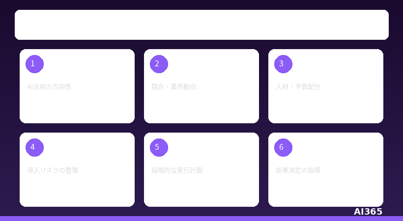 AI人材不足の解決策フレームワーク
